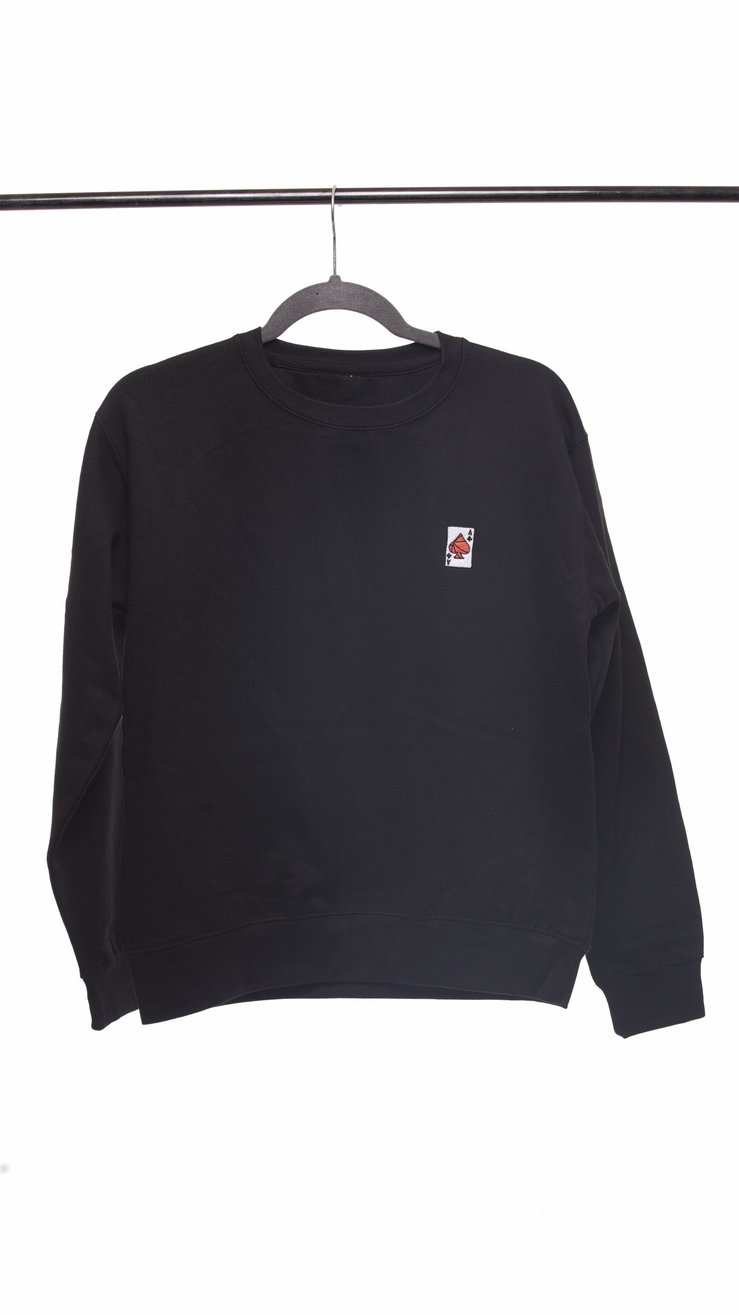 Black Youth Fleece Crew