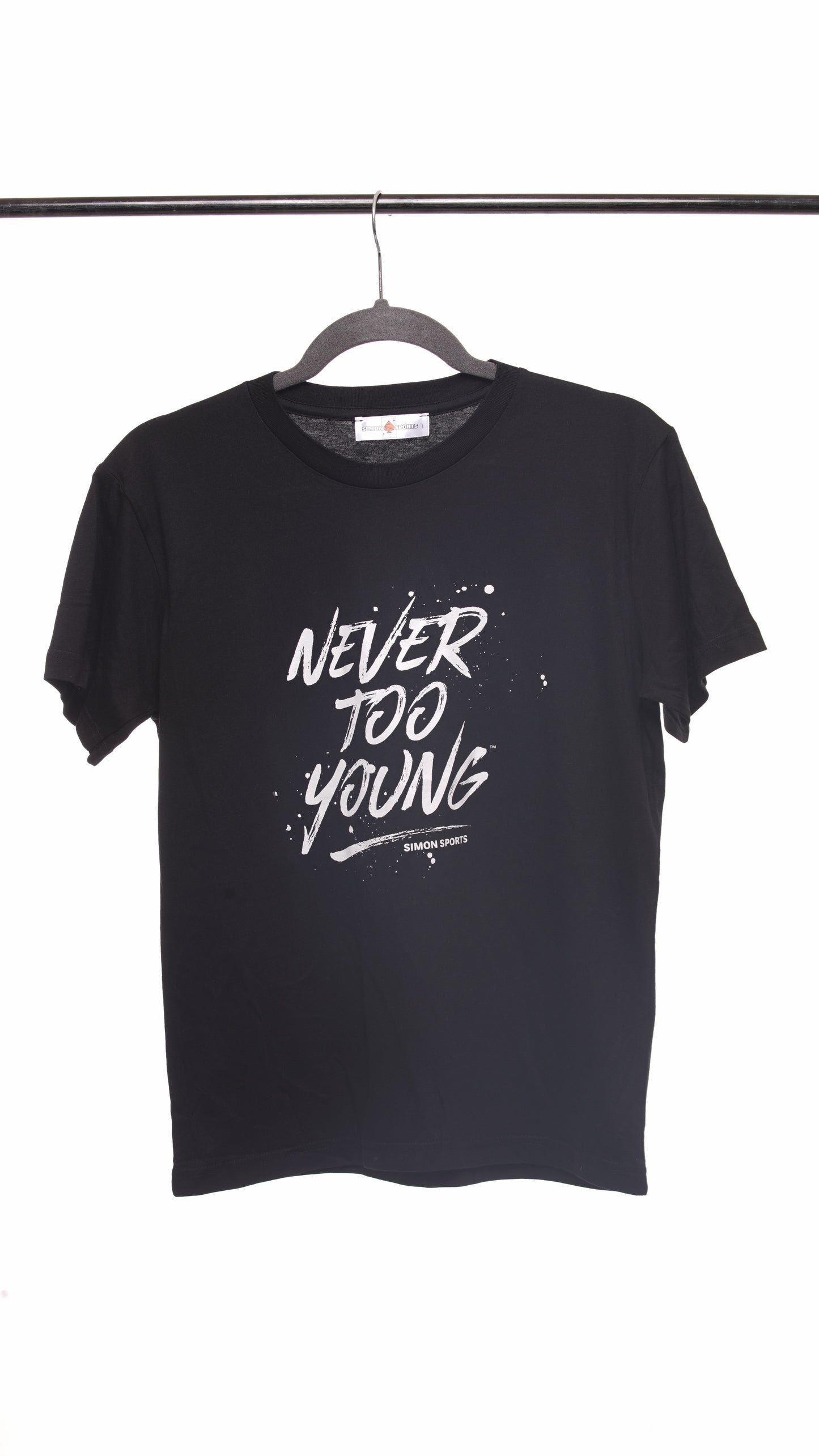 “Never Too Young” Short Sleeve Youth T-Shirt