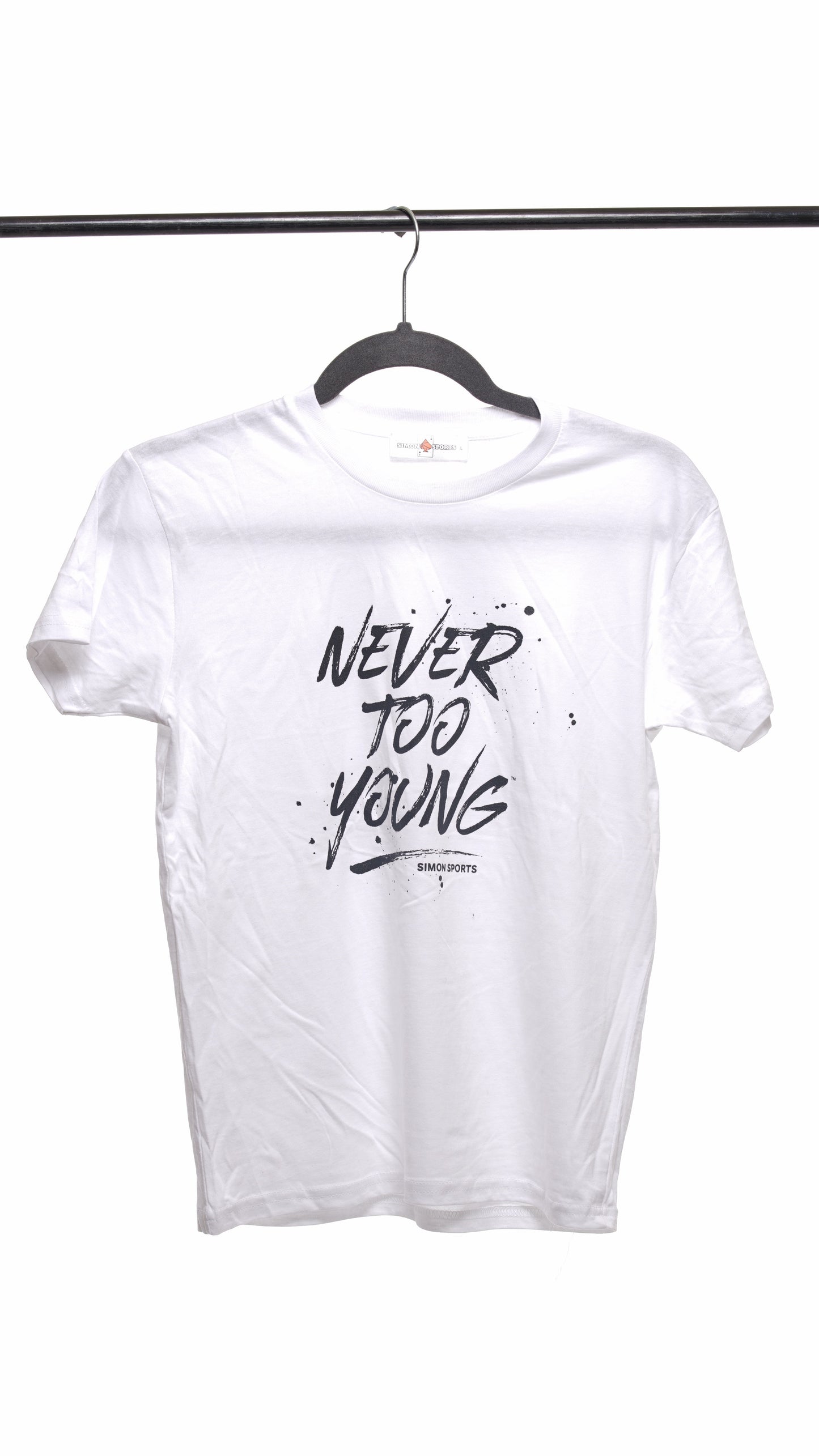 “Never Too Young” Short Sleeve Youth T-Shirt