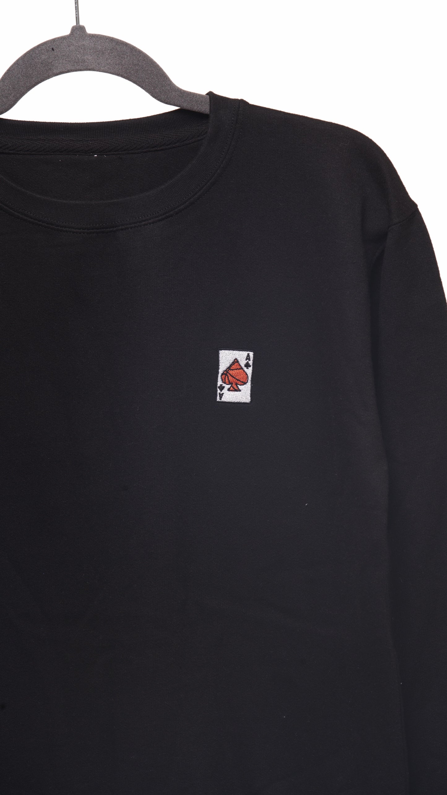 Black Youth Fleece Crew